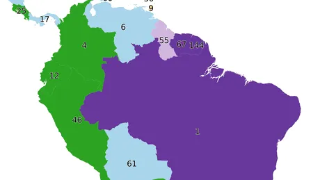 Harta lumii în funcţie de sportul de echipă la care excelează