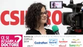 Dr. Alina Dinu: importanţa nutriţiei la copii VIDEO în cadrul evenimentului 