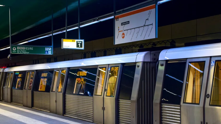 Un tânăr de 20 de ani, lovit de metrou în stația Constantin Brâncoveanu. Ar fi vrut să-și pună capăt zilelor