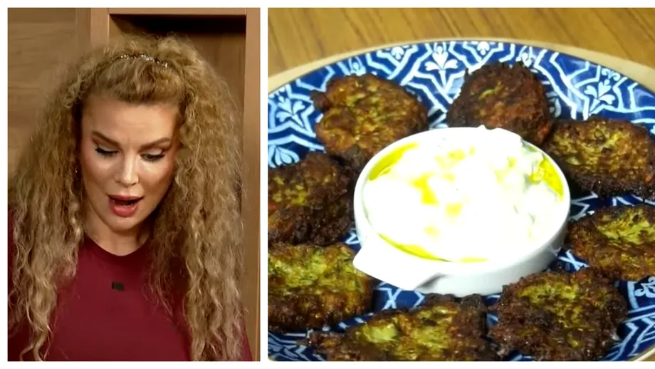 Delicioasa rețetă de chifteluțe de dovlecei cu sos tzatziki a Alinei Laufer. Încearc-o și tu!