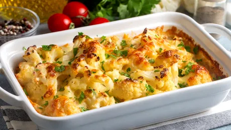 Rețetă conopidă la cuptor. Sănătoasă și ușor de preparat