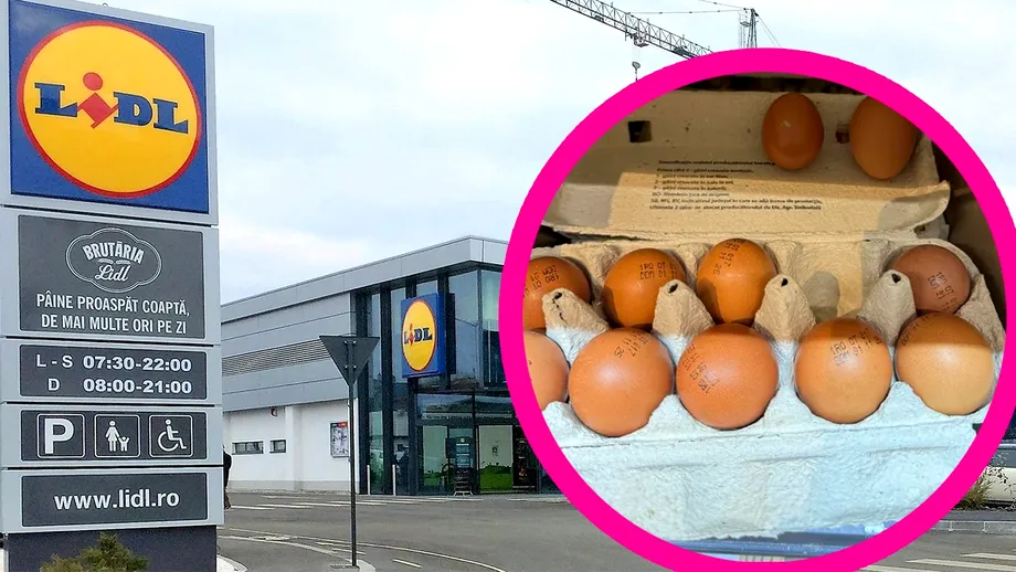 Cu cât a ajuns să se vândă un singur ou, în magazinele LIDL din România, acum, cu 9 zile înainte de Paște