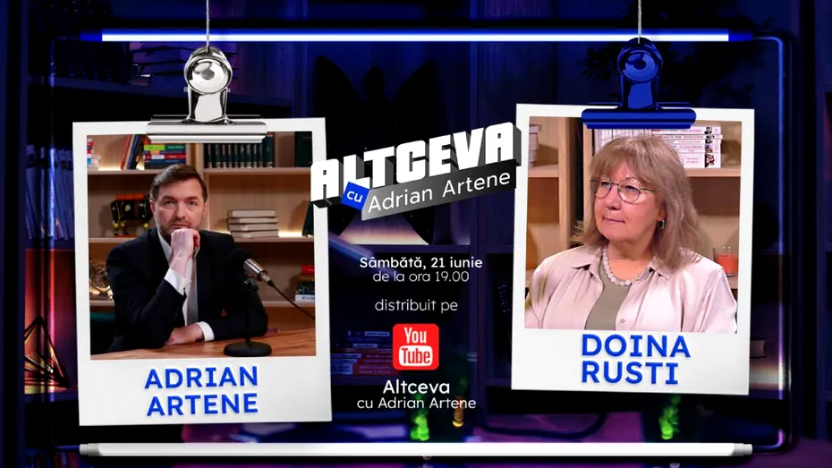 Doina Ruști, scriitoare „de primă mărime în literatura de azi”, interviu de excepție la Altceva cu Adrian Artene