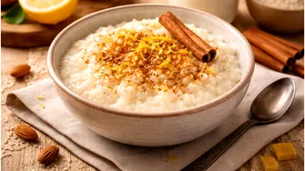 Rețeta de orez cu lapte de post, un desert cremos și ușor de pregătit! Iată ingredientele de care ai nevoie