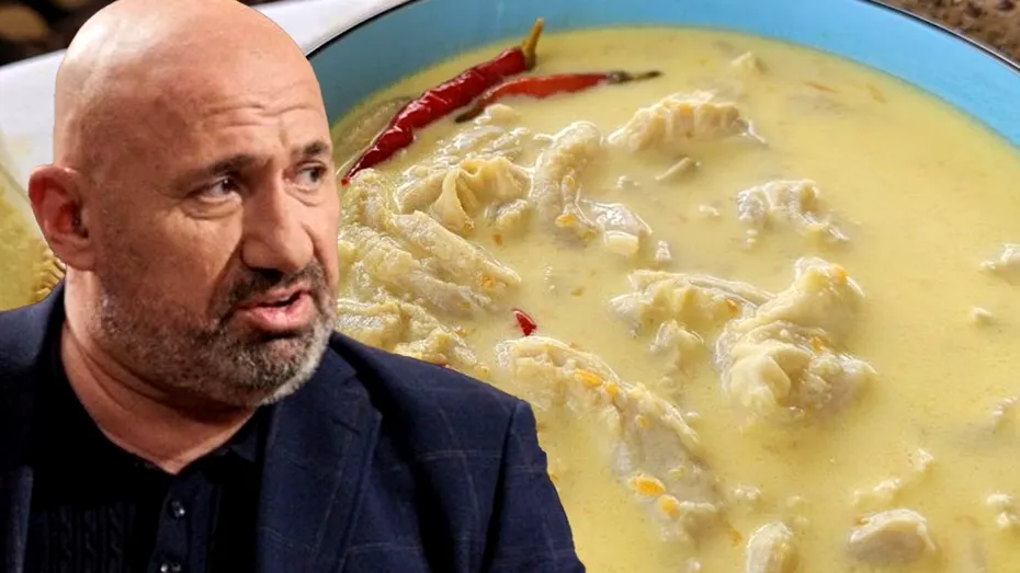 Ciorbă de burtă | Rețeta lui Cătălin Scărlătescu pe care trebuie să o încerci