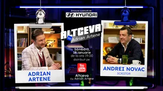 Andrei Novac, despre puterea vindecătoare a culturii, la „Altceva cu Adrian Artene”