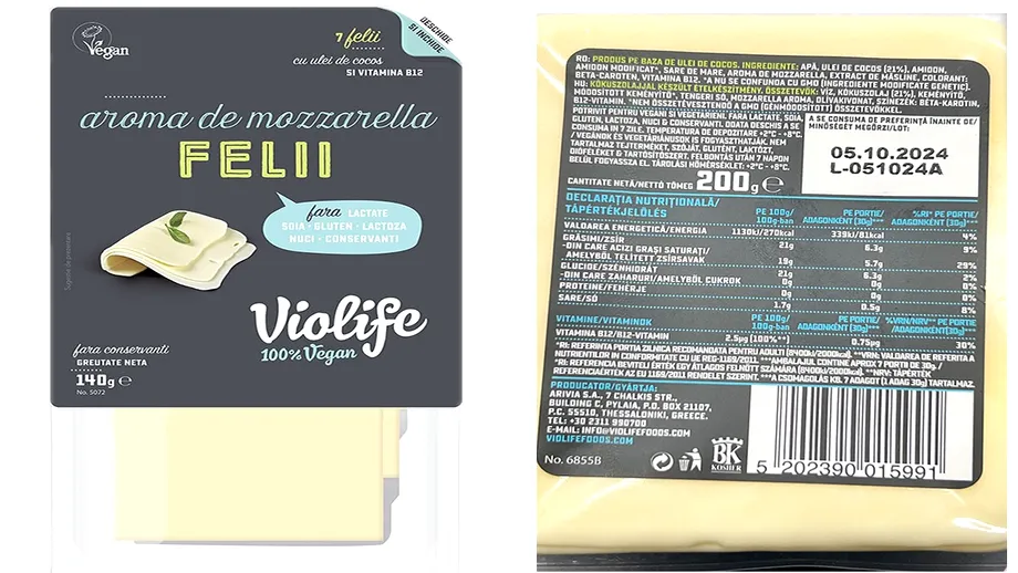 Ce conține, de fapt, mozzarella de post din Kaufland: 