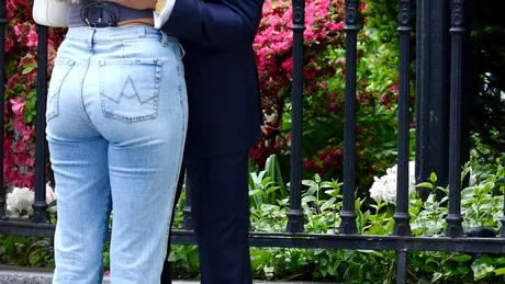 Sophia Stallone, în vizită la celebrul ei tată, pe platourile de filmare. Cum arată fiica lui Sylvester Stallone