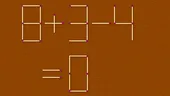 Test de inteligență | Corectați 8 + 3 - 4 = 0, mutând un singur chibrit!