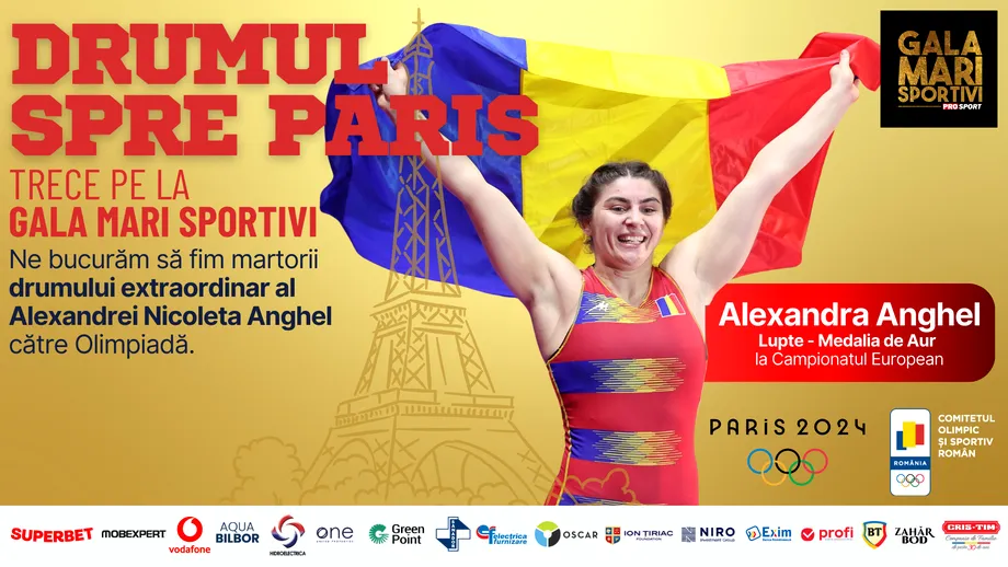 Alexandra Nicoleta Anghel, premiată la Gala Mari Sportivi 2023 pentru titlul european obținut la lupte: „Este o onoare pentru mine.” VIDEO