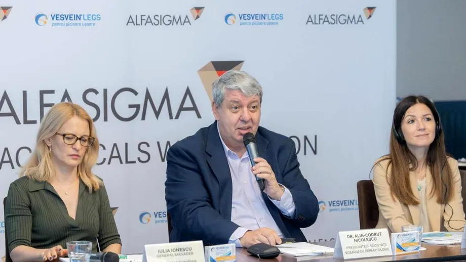 7 din 10 români, afectați de boala venoasă cronică. Alfasigma România lansează un nou produs în portofoliu, un pas major în prevenția bolii venoase cronice