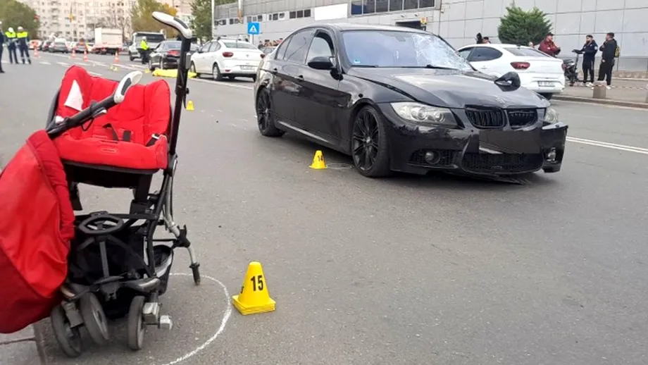 Au apărut primele imagini cu momentul în care o mamă și fiica ei de 1 an au fost spulberate de un șofer pe Șoseaua Berceni, din Capitală. În ce stare e micuța