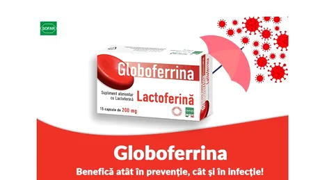 Globoferrina, scut natural împotriva virusurilor și bacteriilor. Scade riscul infectării și crește imunitatea (P)