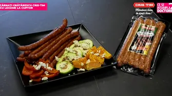 Cârnați Grătărescu Cris-Tim cu legume la cuptor