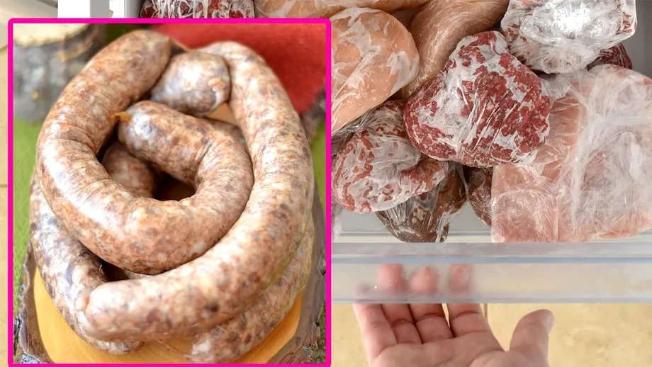Ți-au rămas cârnați după Sărbători? Cât timp rezistă în congelator, până să se altereze