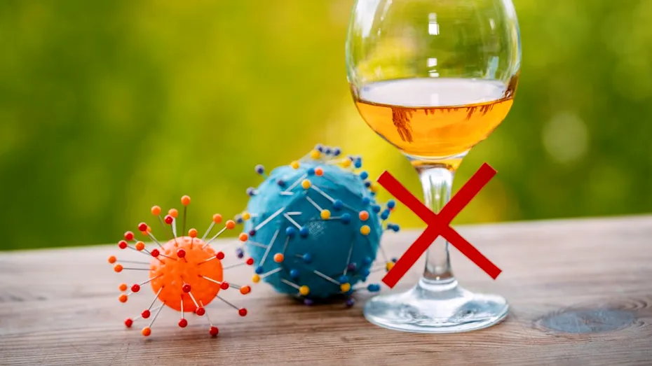 Consumul de alcool și COVID-19: mituri despre băuturile alcoolice