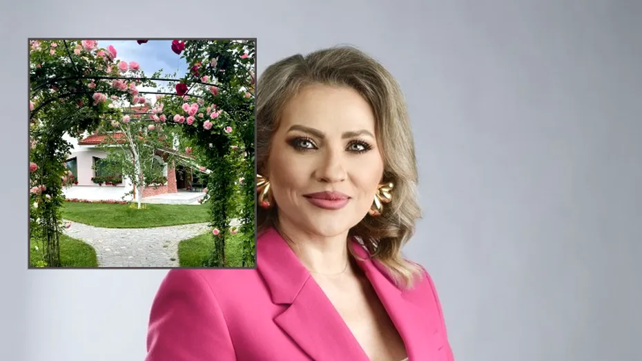 Cum arată vila în care locuiește Mirela Vaida la Snagov. Casa este amplasată lângă pădure și are piscină în curte