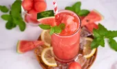 Rețetă pentru limonadă cu pepene. E perfectă pentru zilele călduroase de vară