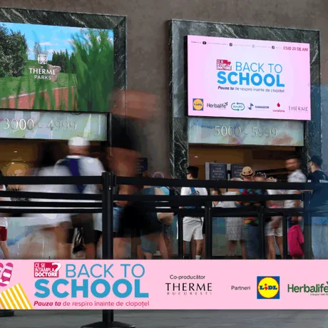 Cum a fost atmosfera la evenimentul „Back to School by CSID.ro”. 20 de ani de educație pentru sănătate, celebrați la THERME București