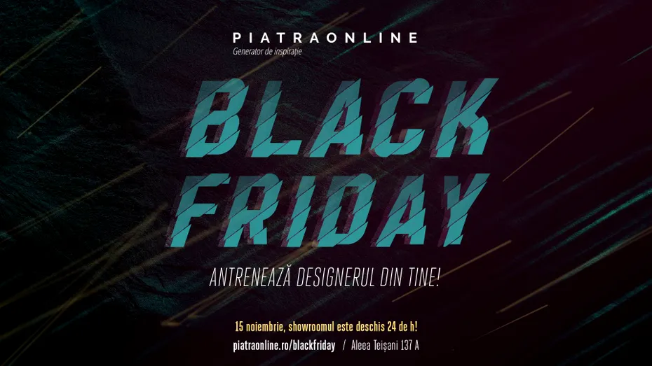 (P) PIATRAONLINE intră în cursa Black Friday