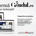 Noua platformă GÂNDUL.RO se lansează astăzi. Găsești rapid tot ce se întâmplă!