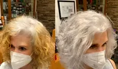 Părul alb poate fi foarte sexy! Un hairstilist transformă părul doamnelor în adevărate opere de artă