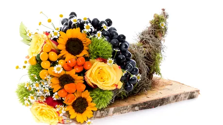 Flori de toamna gata pentru a fi daruite celor dragi