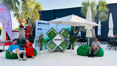 Farmaline a fost prezentă la evenimentul „Spin & Splash by CSID.ro”, organizat la Therme București
