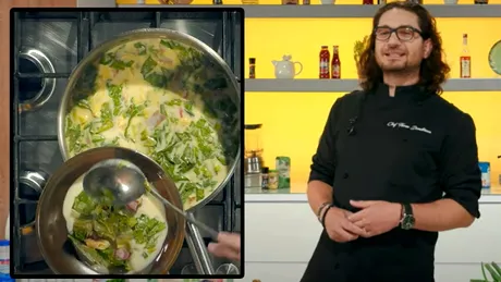 Cea mai bună rețetă de ciorbă de salată a lui Chef Florin Dumitrescu. Ingredientul secret: 