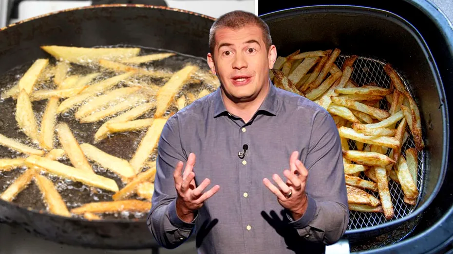 Dragoș Pătraru dărâmă un mit: Mâncarea gătită la air fryer este sau nu mai sănătoasă decât prăjelile?