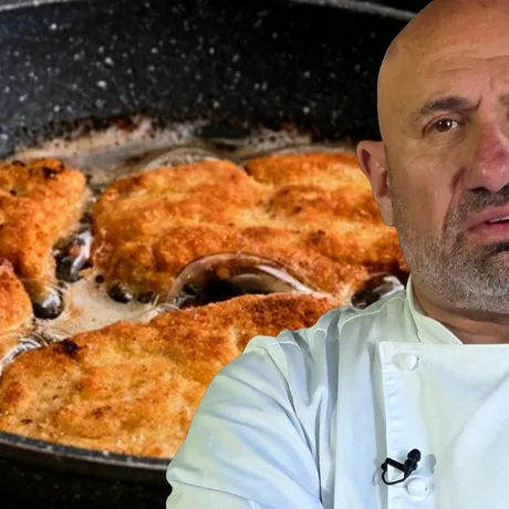 Rețeta secretă de șnițele a lui Cătălin Scărlătescu. Care este ingredientul care le dublează savoarea