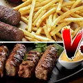 Calcul caloric. Ce îngrașă mai mult: 2 mici + cartofi prăjiți sau 5 mici (fără cartofi)?