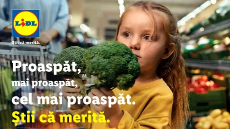 Prospețimea care îți schimbă ziua – 3 motive pentru care o dietă bogată în legume și fructe proaspete îți aduce mai multă energie și vitalitate. Știi că merită să alegi zilnic prospețimea Lidl pentru sănătatea ta.