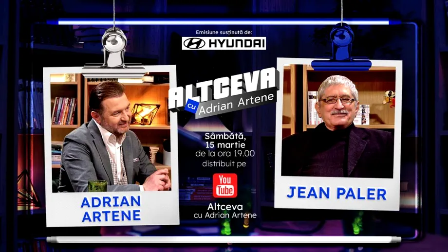 Descoperă lumea lui Jean Paler în cel mai nou episod al Podcastului  „Altceva cu Adrian Artene”!