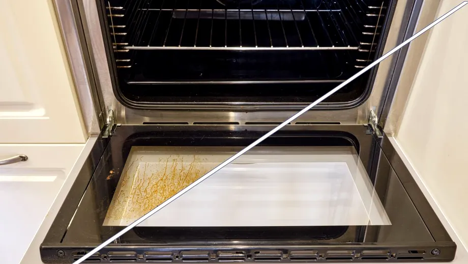 Cum cureți grăsimea de pe geamul de la cuptor. Soluția naturală care îndepărtează murdăria în doar câteva minute