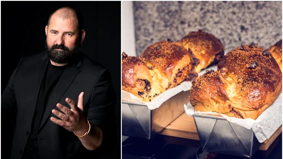 Cum prepară Chef Adi Hădean cozonacul pentru sărbători. Rețeta care iese perfect de fiecare dată