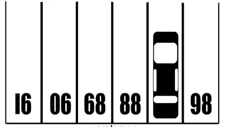 TEST IQ | Ce număr are locul de parcare ocupat de mașina din imagine?