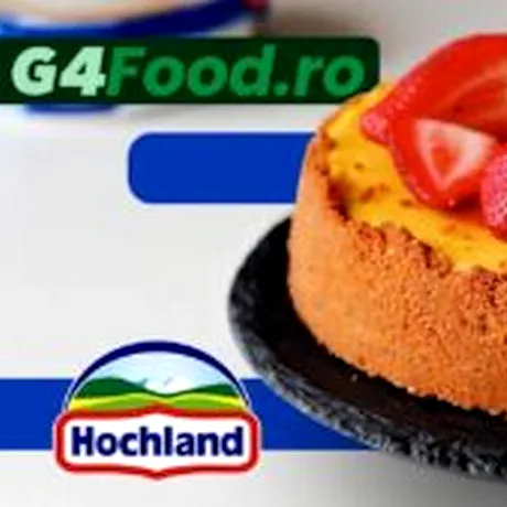 REȚETĂ VIDEO | Cheesecake cu Hochland Crème și căpșuni