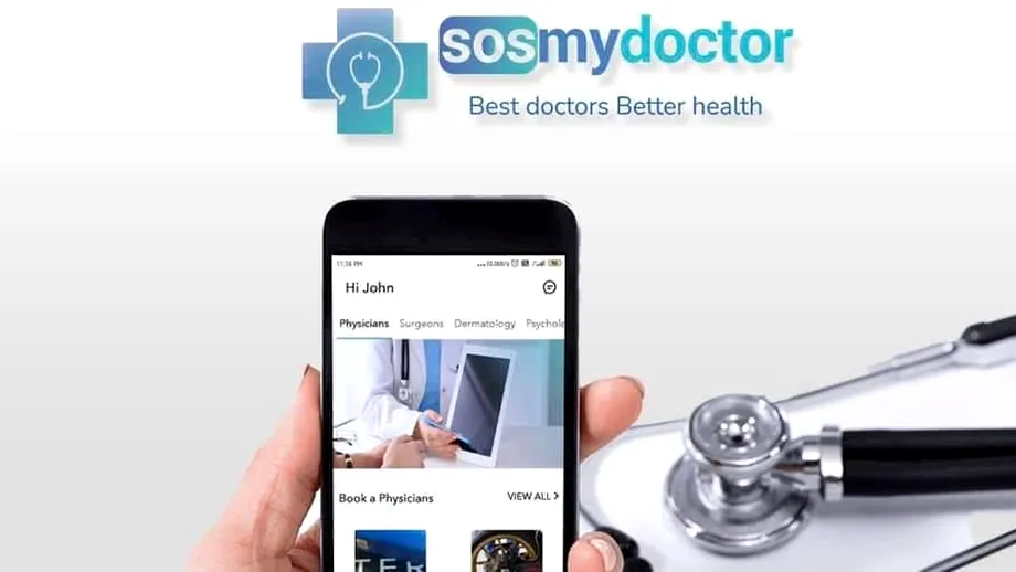 SOSMYDOCTOR, cel mai tare spital online. Peste 200 de medici sunt disponibili în orice moment în aplicație