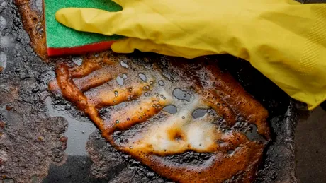 Cum să scapi rapid de grăsimea din cuptor. Ai nevoie de două ingrediente din casă