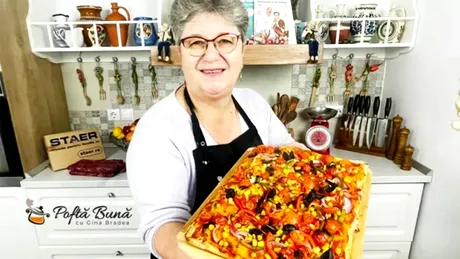 Cea mai bună rețetă de pizza de post. Ingredientul secret folosit de faimoasa Gina Badea