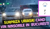 Surpriză de proporții! Pe ce dată vin ninsorile în București, potrivit meteorologilor Accuwweather