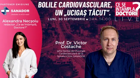 Bolile cardiovasculare, un „ucigaș tăcut”. Cum avem grijă de inimile noastre 🔴CSID LIVE