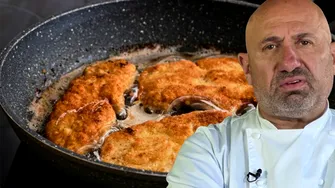Rețeta secretă de șnițele a lui Cătălin Scărlătescu. Care este ingredientul care le dublează savoarea