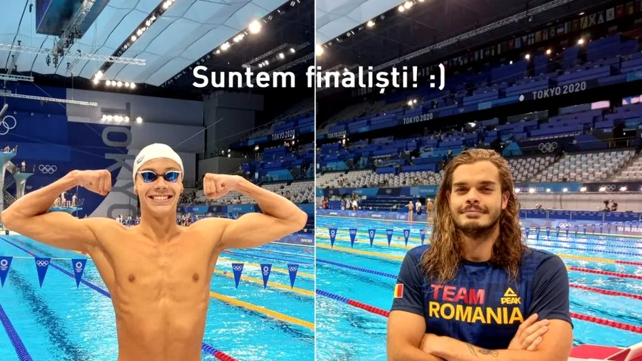 David Popovici și Robert Glință, înotători de top ai României, calificare în finale la Jocurile Olimpice de la Tokyo 2020