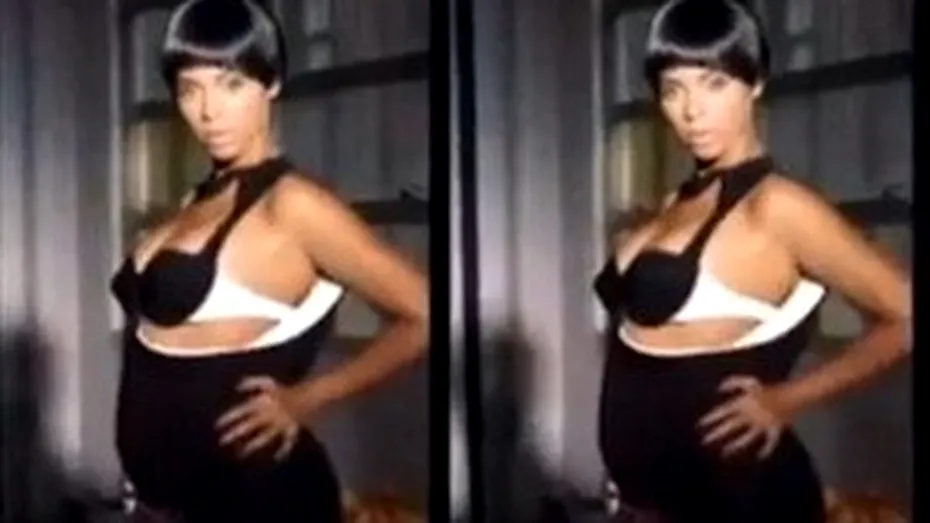 A inceput numararea inversa: Beyonce isi arata burtica in noul videoclip