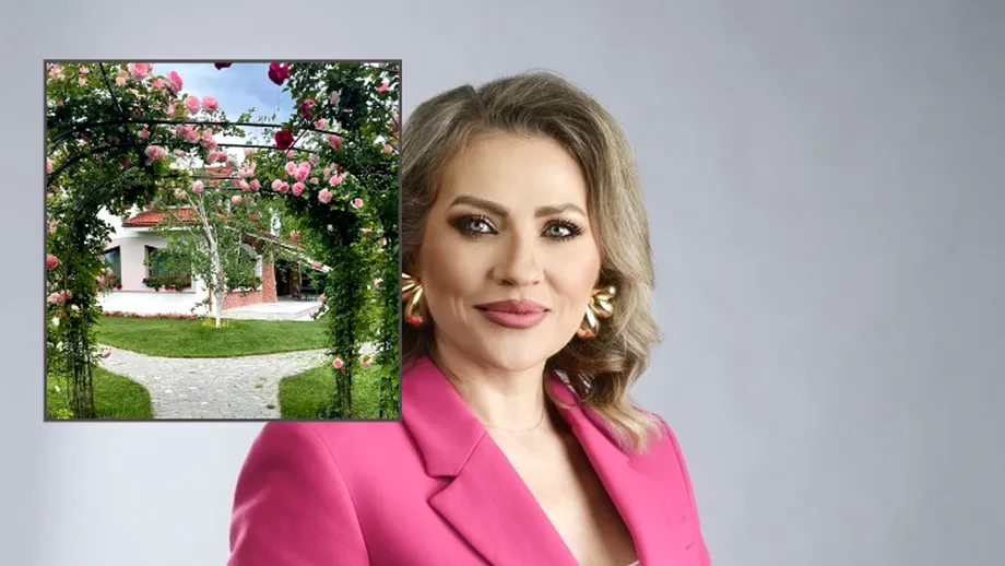 Cum arată vila în care locuiește Mirela Vaida la Snagov. Casa este amplasată lângă pădure și are piscină în curte