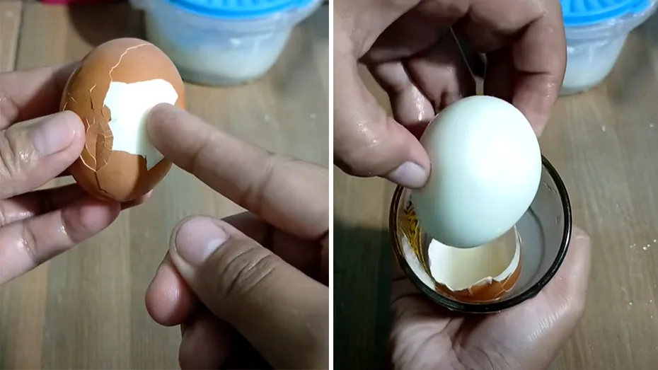 Cum să decojești un ou perfect, în doar 5 secunde. Trucul folosit de Generația Z