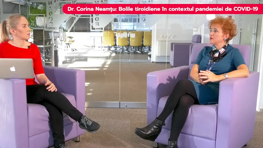 Dr. Corina Neamțu: vaccinul anti COVID-19 la pacienții cu boli tiroidiene