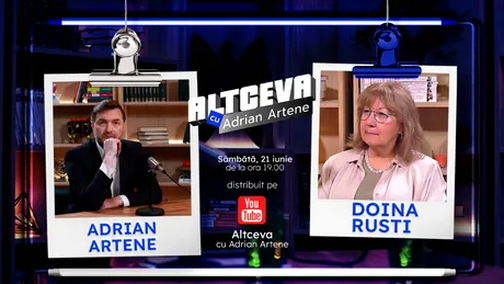 Doina Ruști, scriitoare „de primă mărime în literatura de azi”, interviu de excepție la Altceva cu Adrian Artene
